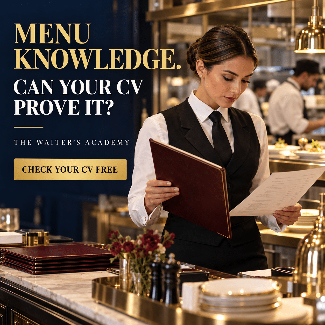 waiter cv